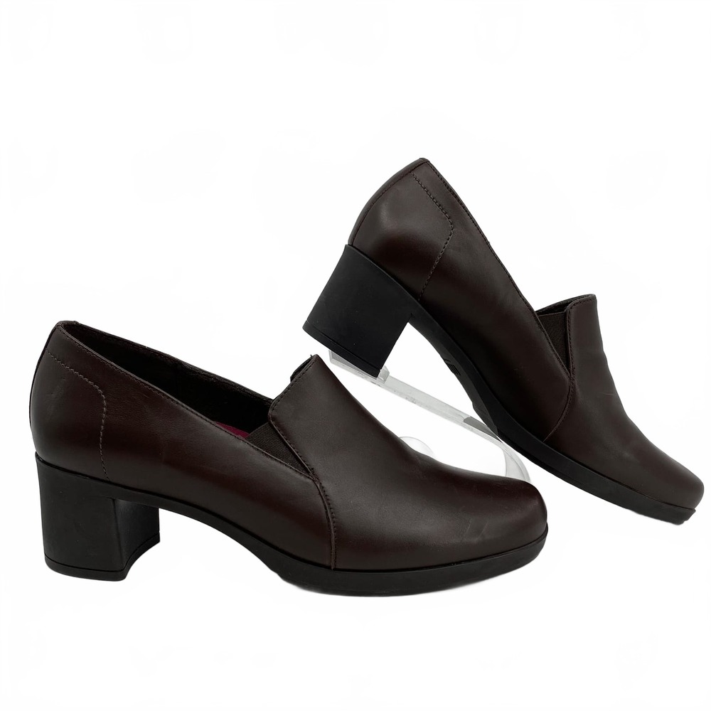 Munro Brown Jemma Leather Heels | Women’s US 11